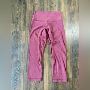 Lululemon Women's Capri Align Leggings Misty Merlot Size 6 High Rise